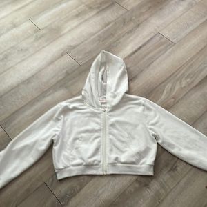 Shein zip up crop top